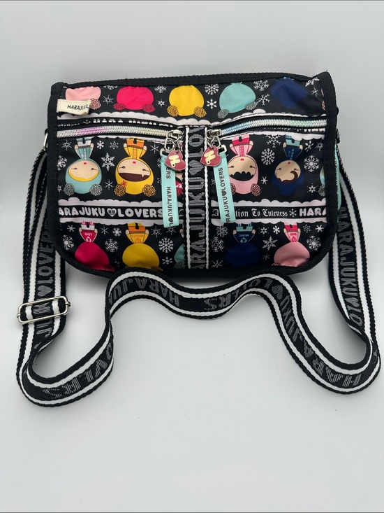 Harajuku Lovers Handbags - Vintage Harajuku Lovers Crossbody Nylon Messenger Bag Limited Edition Purse Y2K